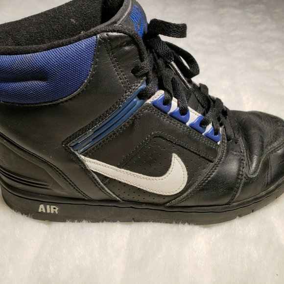 Rare Nike Air Force 2 Retro Mens Black & Blue - Picture 5 of 7